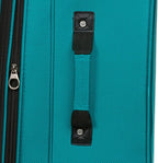 SWISSGEAR Sion Softside Expandable Spinner Luggage Durable Lightweight Travel Suitcase, Teal, Checked-Large 29-Inch