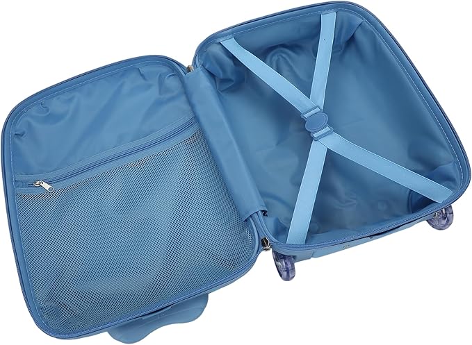 Bioworld Lilo & Stitch Kids' 3-Piece Travel Set With Luggage, Backpack, and Neck Pillow