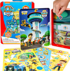 Paw Patrol Magnetic Playset, 75 Mix & Match Dress Up Magnets, 2-in-1 Storage Tin & Play Space, Fun Paw Patrol Toy for Kids 3 & Up, Great Travel Activity for Kids and Toddlers, Paw Patrol Activities