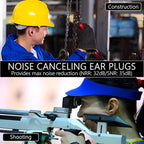 Quality Foam Earplugs 200 Pair - 32dB Noise Cancelling Soft High Decibel Ear Plugs for Noise Reduction Ear Protection Construction Loud Music Shooting Guns Work Safety Hearing Protection Ear Plugs