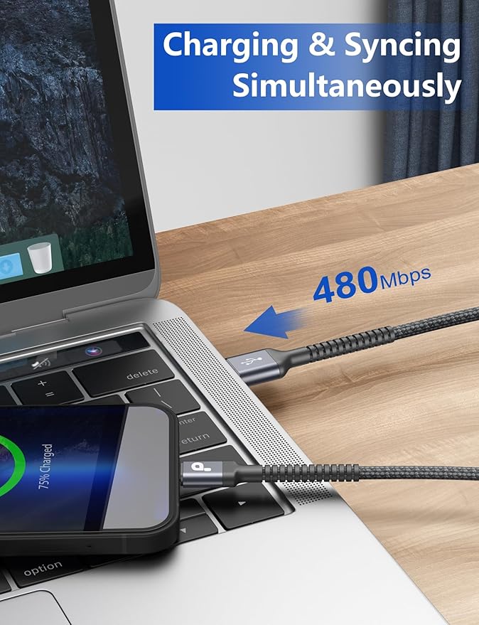 iPhone Charger, [Apple MFi Certified] 2Pack 10FT Long Lightning Cable Nylon Braided Cable iPhone Charger Cord Compatible with iPhone 14 13 12 11 Pro Max XR XS X 8 7 6 Plus iPad and More