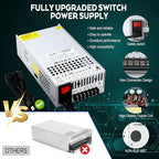VAYALT DC 12V 100A 1200W Switching Power Supply, 110V/220 V Power Supply AC to DC Converter, Universal Regulated Switching,12V Power Supply for CCTV Camera System,3D Printer,Led Strip,Computer Project