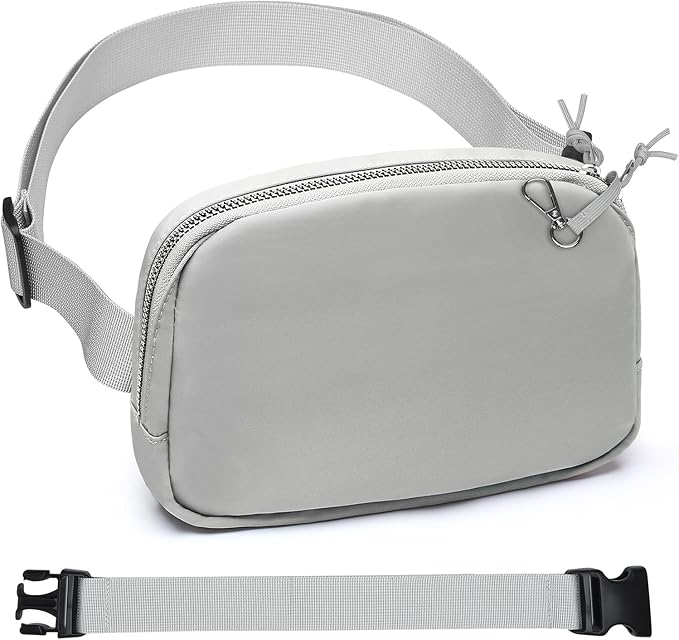 Mini Belt Bag for Women, RFID Small Fanny Pack, Womens Fashion Waist Packs with Extender Strap, Crossbody Bum Bags