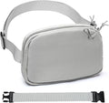 Mini Belt Bag for Women, RFID Small Fanny Pack, Womens Fashion Waist Packs with Extender Strap, Crossbody Bum Bags