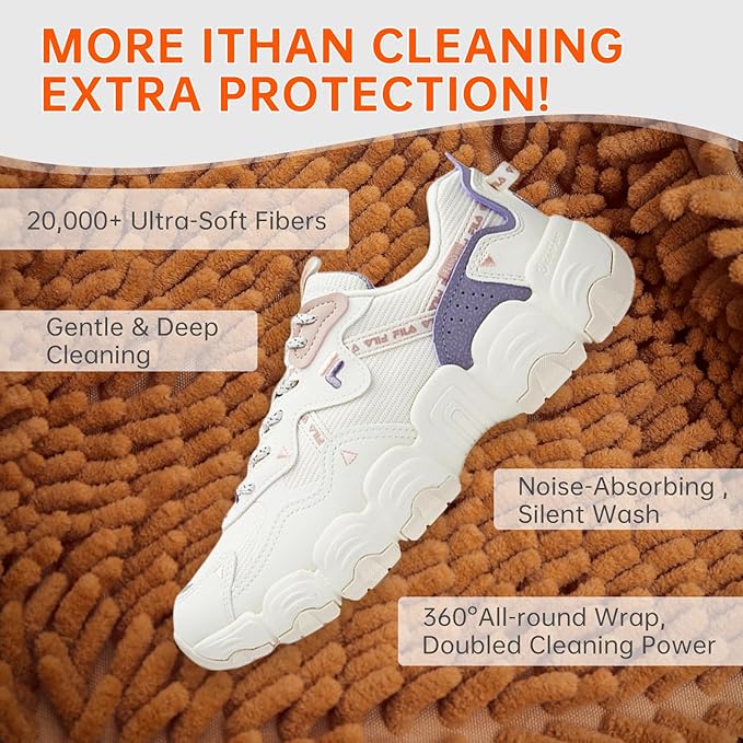 2PCS Shoes Washing Machine Bags, Laundry Shoe Bag for Washer and Dryer, Reusable and Durable Zipper Sneaker Shoe Washing Bag, Tennis Shoes Cleaning Bag for All Shoe Types (Chocolate)