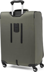 Travelpro Maxlite 5 Softside Expandable Luggage with 4 Spinner Wheels, Lightweight Suitcase, Men and Women, Slate Green, Checked-Medium 25-Inch