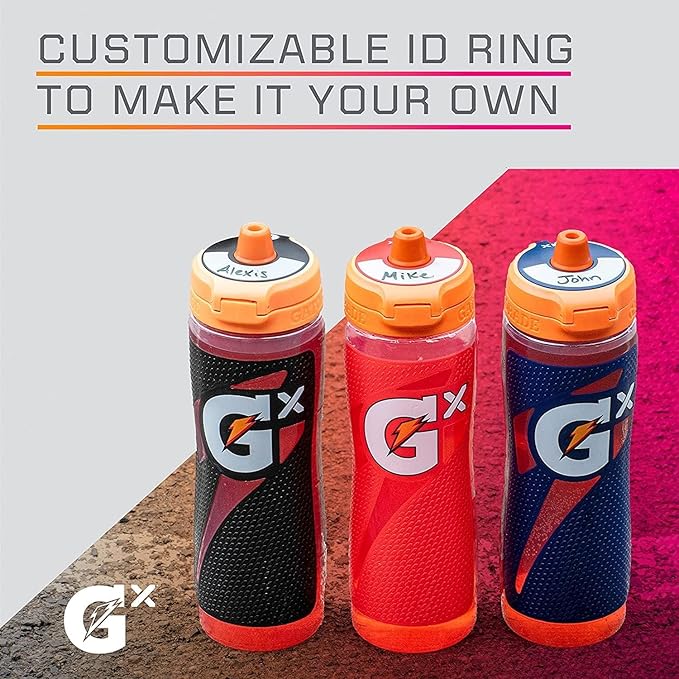 Gatorade Gx Exclusive Water Bottle Bundle,(Pack of 6)