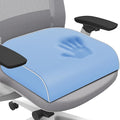 SweetSlubr Seat Cushion for Tailbone Pain Relief, Office Chair Cushion, Memory Foam Large Chair Cushion with Non-Slip Cover for Soft Support at Office Chair, Car Seat, Airplane Light Blue/2X-Large