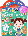 Walenced Reusable Sticker Book for Toddlers, Stickers for Kids, Toddler Sticker Book, Toddler Craft Activities, Toddler Travel Toys Girl Birthday Gifts