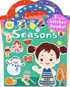 Walenced Reusable Sticker Book for Toddlers, Stickers for Kids, Toddler Sticker Book, Toddler Craft Activities, Toddler Travel Toys Girl Birthday Gifts