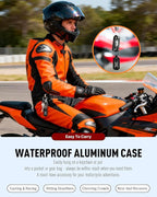 Motorcycle Ear Plugs for Wind Noise Reduction, 2 Pairs Reusable Motorcycle Accessories - Moto Earplugs, Soft Comfortable Hearing Protection for Motorbike, Touring, Racing, Riding - 25dB, Biker Gifts