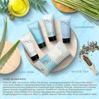 H2O Therapy Hotel Soaps & Toiletries Bulk Set | 1-Shoppe Amenities Kit | 0.85oz Shampoo & Conditioner, Body Wash, Lotion, 1oz Bar Soap | Travel Size | 75 Pieces