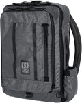 Topo Designs Global Travel Bag 30-40 Liter - Carry-on Compliant Versatile Pack, 3 Carry Options, External Laptop Sleeve (Eco-Friendly, 30L, Apex Black)