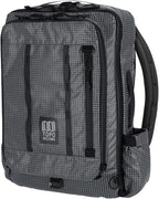 Topo Designs Global Travel Bag 30-40 Liter - Carry-on Compliant Versatile Pack, 3 Carry Options, External Laptop Sleeve (Eco-Friendly, 30L, Apex Black)