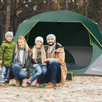 LOYEAHCAMP Tents 4 Person Camping Tent, Easy Setup Waterproof Family Tents for Camping, Portable Dome Tent for Outdoor Camping with Rainfly, Carry Bag