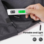 BAGAIL Digital Luggage Scale, 110lbs Hanging Baggage Scale with Backlit LCD Display, Portable Suitcase Weighing Scale, Travel Luggage Weight Scale with Hook, Strong Straps for Travelers