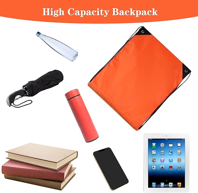 60 Pieces Drawstring Backpack Bags Sports Sackpack Bulk Cinch Gym Bag For Women Men Outdoor Sports Backpack(20 Colors)