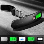 Luggage Scale Digital Scale High Precision Hanging Scale 110 lb/ 50KG with Backlit Ultra Portable Scale Stainless Steel Digital Travel Scale for Luggage,Perfect for Home Use and Gifts