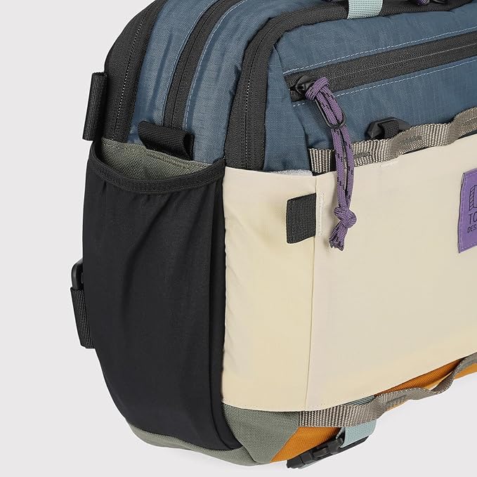 Topo Designs Mountain Cross Bag, Functional + Flexible Briefcase, Removable Shoulder Strap, Fair Trade (Mustard/Forest)