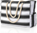 Becokan Beach Bags for Women Large Waterproof Beach Tote Bag Zipper Beach Bags Waterproof Sandproof Swim Pool Bag Large Tote