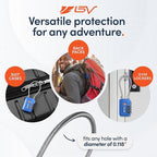 TSA Accepted Luggage Travel Lock, Set-Your-Own Combination Lock for School Gym Locker, Luggage Suitcase Baggage Locks, Filing Cabinets, Toolbox, Case (Blue, 1 Pack)