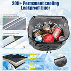 Backpack Cooler Insulated Leak Proof, Lightweight Soft Sided Cooler Backpack for Men Women, Waterproof Beach Cooler Bag Lunch Backpack for Camping Hiking Picnic Fishing Travel Outdoor