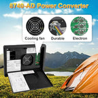 WF-8740-AD Power Converter/Charger, Black 40 Amp Power Center, 40 amp wf-8700 Series rv Converter Battery Chargers for rv,Camper,caravans,Travel Trailer wf-8740
