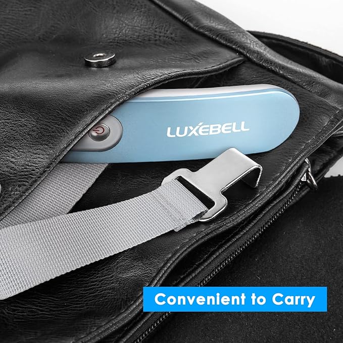 Digital Luggage Scale Vacation Travel Essentials Accessories Gifts for Traveler Portable Suitcase Handheld Weight Scale 110 lbs Hanging Baggage Travel Must Haves