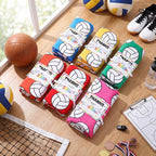 Peryiter 6 Pack Volleyball Coach Gift Large 28 x 59 Inch Beach Towel with Inspirational Card Thank You Gift for Teachers Graduation Season End of Year School Team Sports Lovers Summer Pool Party