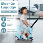 Bioworld Frozen Elsa and Anna Ride-On Luggage For Kids & Toddlers
