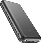 Portable Charger, 30000mAh 22.5W Fast Charging Power Bank with Flashlight and 4 Outputs, USB C External Charger, Travel Essential Battery Pack for iPhone, Galaxy, LG, Pad Mini, Tablet, and More