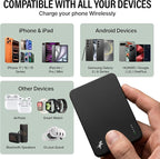 Nimble Champ Wireless 5K Portable Charger for Back of Phone, 5,000mAh Magnetic Wireless Power Bank, Qi2 Certified Fast Charging, Slim MagSafe-Compatible Battery Pack for iPhone 17/16/15/14 Series