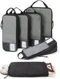 BAGSMART 6 Set /4 Set/2 Set Compression Packing Cubes for Travel, Lightweight Luggage Organizer Bags, Durable Space Saver Bags Travel Essentials