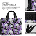 MNSRUU Laptop Bag for 15.6 inch Black Gothic Bats