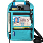Neck Wallet for Travel, RFID Blocking Passport Holder - Slim Travel Pouch with Adjustable Strap | Holds Phone, Cards, Cash, Documents | Water-Resistant & Secure for Men & Women