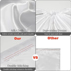 12 Pack Dust Bags for Handbags, Silk Cloth Bag With Drawstring Large Travel Storage Pouch for Handbag Purse Shoes Boots