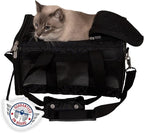 Sherpa Original Deluxe Travel Pet Carrier, Airline Approved & Guaranteed On Board - Black Lattice, Small