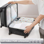 8 Set Packing Cubes for Travel, Gifts for Women Mom,Anti-Tearing Suitcase Organizer,OlarHike Vacation Essentials & Accessories for Cruise Ship