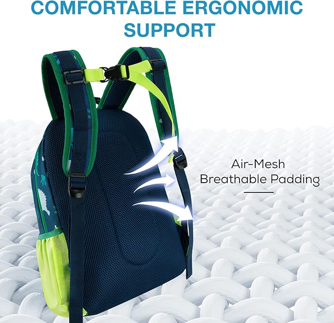 mommore Kids Backpack for Boys Girls 4-8 Kindergarten Elementary School Backpack with Lunch Box - 15” H Fit Folder