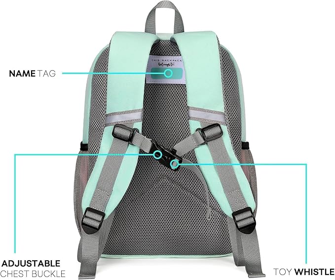mibasies Kids Backpack for Girls 4-6: Girls Backpacks for Elementary Kindergarten