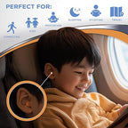HEAROS Nanos NRR 28 Noise Cancelling Foam Ear Plugs - Extra Small Hearing Protection for Petite Ears - Ideal for Sleeping snoring Travel Concerts Sports Events and Shooting (25 Pairs)