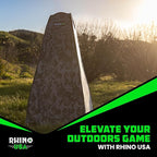 Rhino USA Pop Up Privacy Changing Tent - Ultimate Outdoor Camping Shower, Camp Toilet, Rain Shelter for Beach and Camping - Lightweight and Sturdy, Instant Setup While On-The-Go