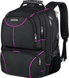VECKUSON Laptop Backpack, 15.6 Inches, Purple, Unisex