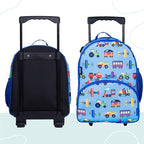 Wildkin Kids Rolling Luggage – Carry-On Size for School & Overnight Travel