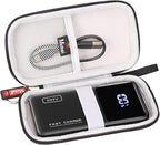 Mchoi Hard Case Suitable for INIU Portable Charger 22.5W PD3.0 QC4.0 Fast Charging, Waterproof Shockproof Portable Phone Charger Protective Case, Case Only, Black