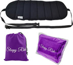 Sleepy Ride - Airplane Footrest Made with Premium Memory Foam - Airplane Travel Accessories - Helps to Prevent Swelling and Soreness - Provides Relaxation and Comfort (Purple)