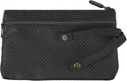 Travel Wallet with Hidden Safe Pocket, Passport Wallet with Metal Snap Button for Cash, Credit Cards and Travel Documents, Money Belt for Travel Women and Men Hidden