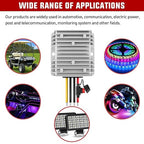 Nilight 48V 36V to 12V Voltage Converter 120W 10A Regulator Step Down to 12VDC Waterproof DC Convert Reducer Power Supply Transformer Module for Golf Cart Scooters