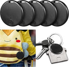 Konohan 5 Packs Smart Tracker Tag Item Finder Portable GPS Tracking Mobile Tracking Anti Loss Smart Device Key Finder Locator with Sound for Bags Wallets Backpacks Pets Keys Luggage(Classic)