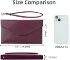 ZOPPEN Passport Holder Women Travel Wallet (Ver.5) for Women Rfid Blocking Passport Cover Case Document Organizer Wrist Strap